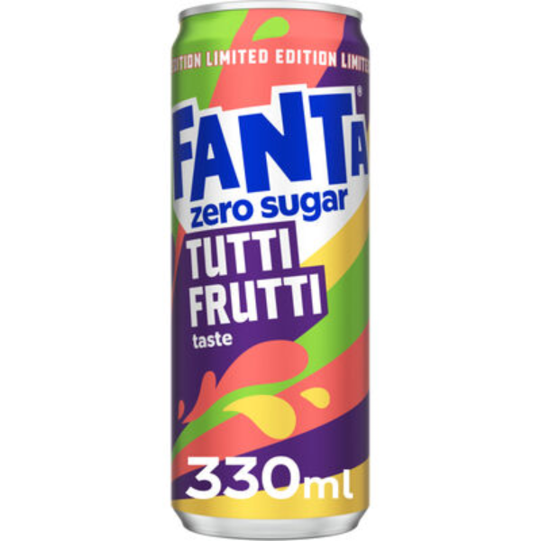 FANTA TUTTI FRUTTI SANS SUCRES (335ML)